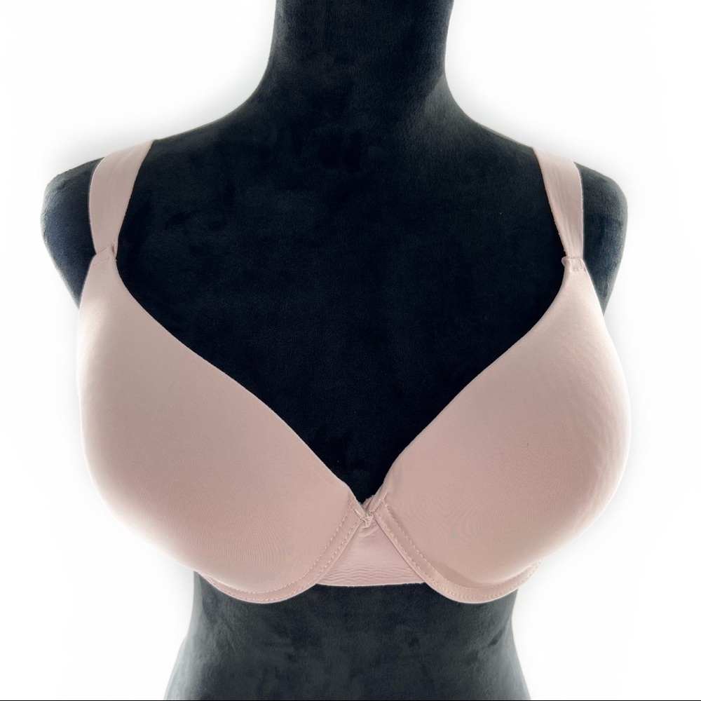Vince Camuto Full Figure Spacer T-Shirt Cup Bra, Nude/Tan Size 38D, EUC